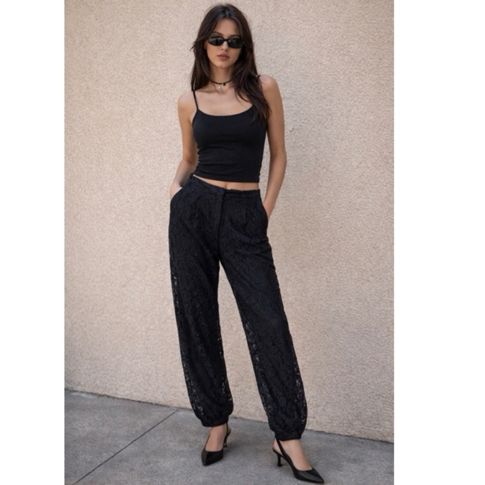 Alexis | Jared Black Lace Pants